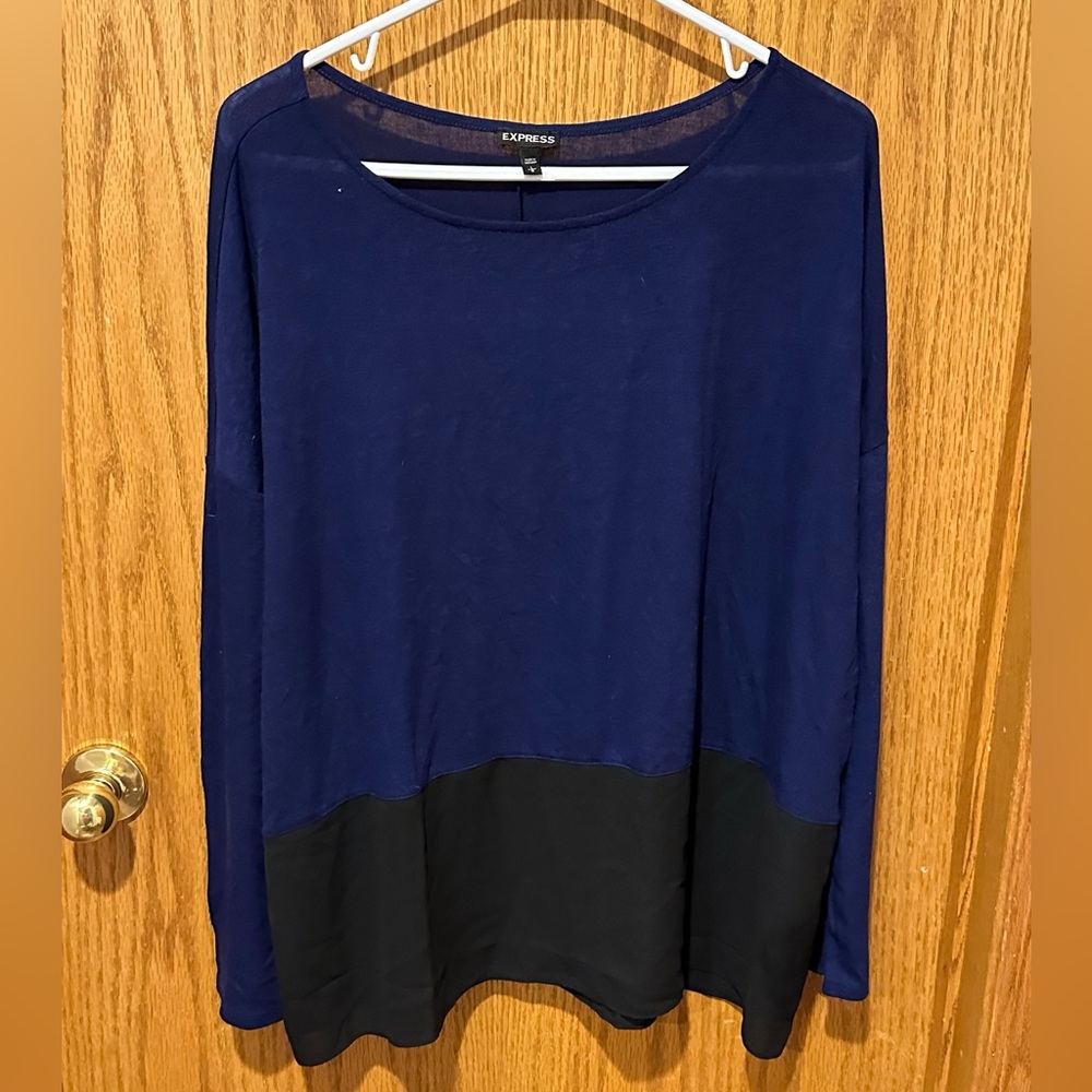 Express blue top
